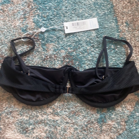 FRANKIES BIKINIS TOLLY RIBBED TOP L NWT - Picture 2 of 3